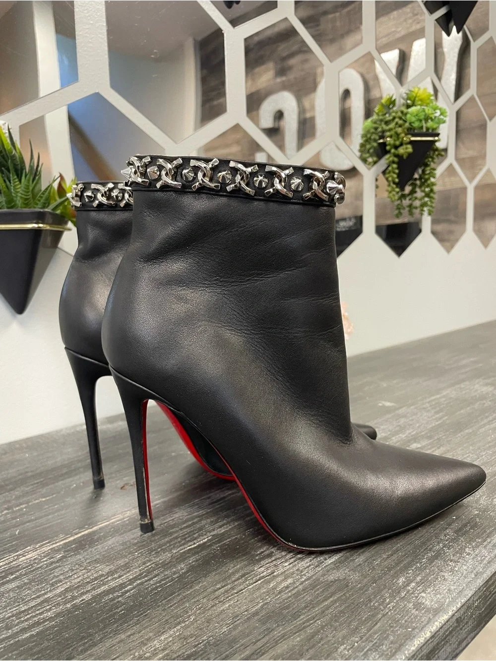 Christian Louboutin Booty 100 Booties-Size 39